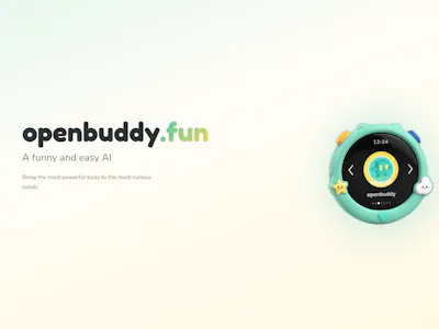 Openbuddy - The best 🎁 from engineers to their kids