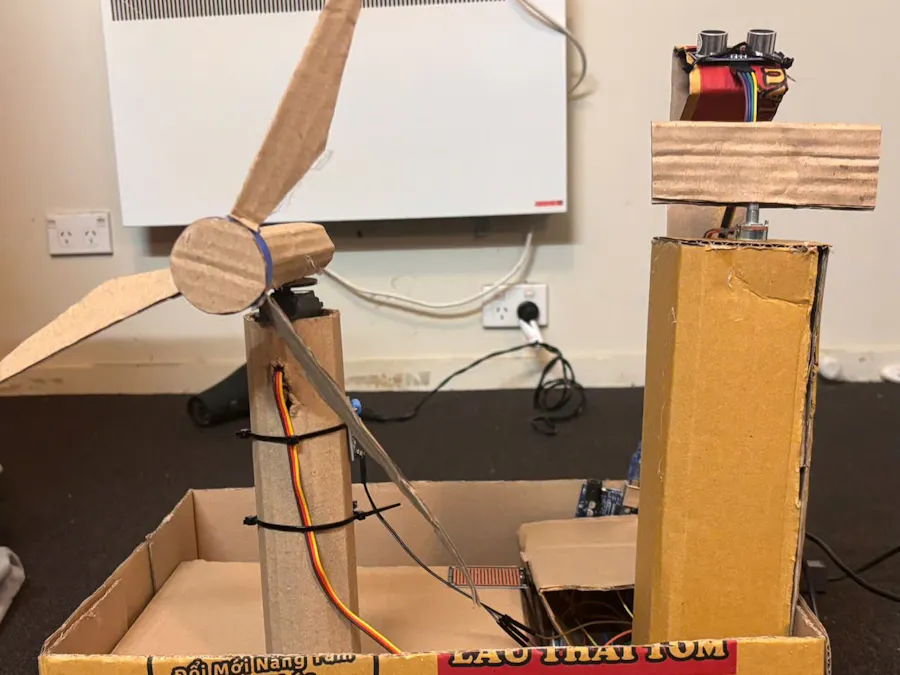 Smart Wind Turbine Monitor with Arduino & Raspberry Pi