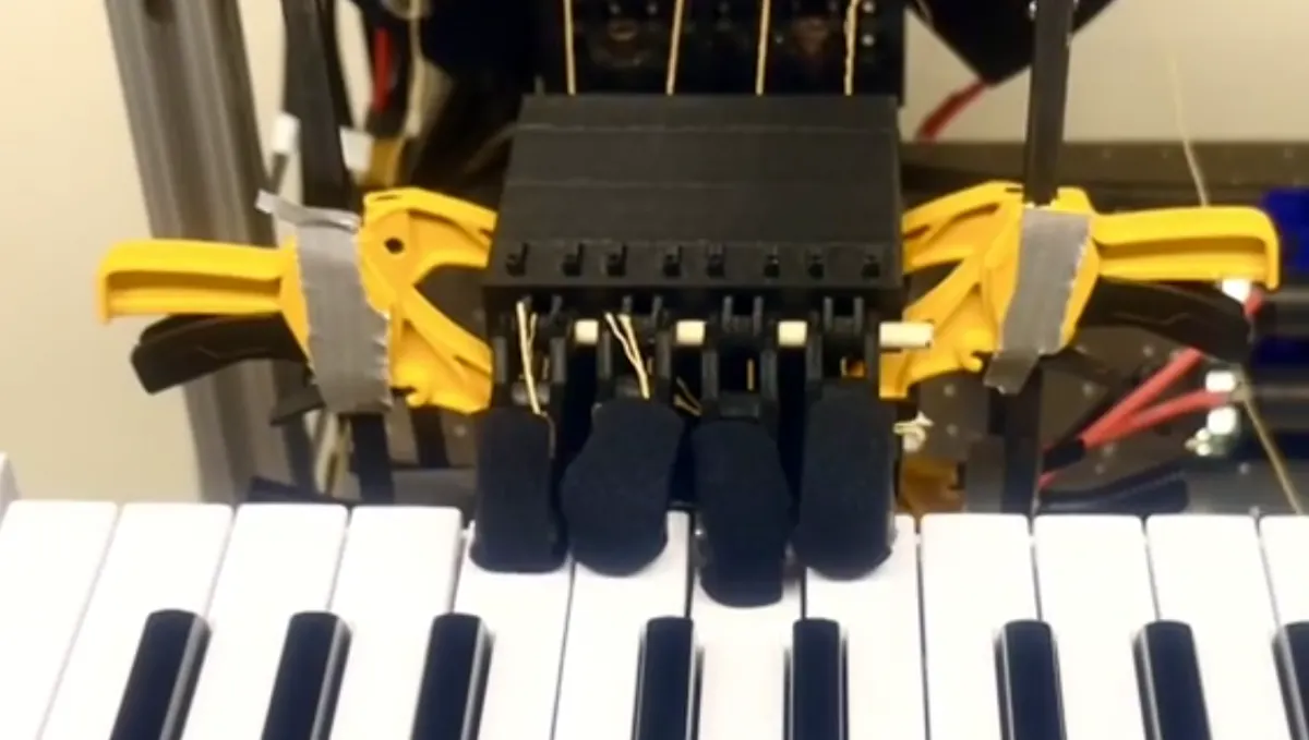 hackster.io - The Musician Hand Is a Robot That Learns Piano by 'Ear'