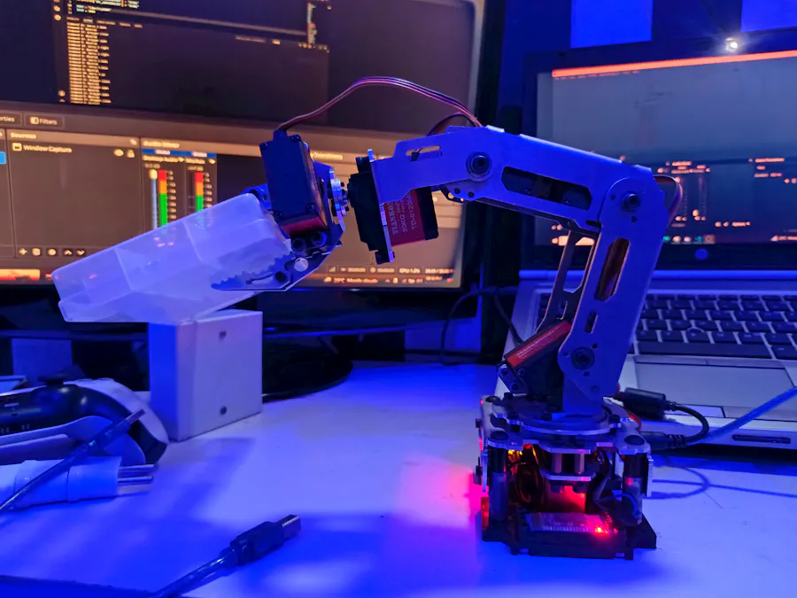 PS5-Controlled 6DOF Robotic Arm with Raspberry Pi 5