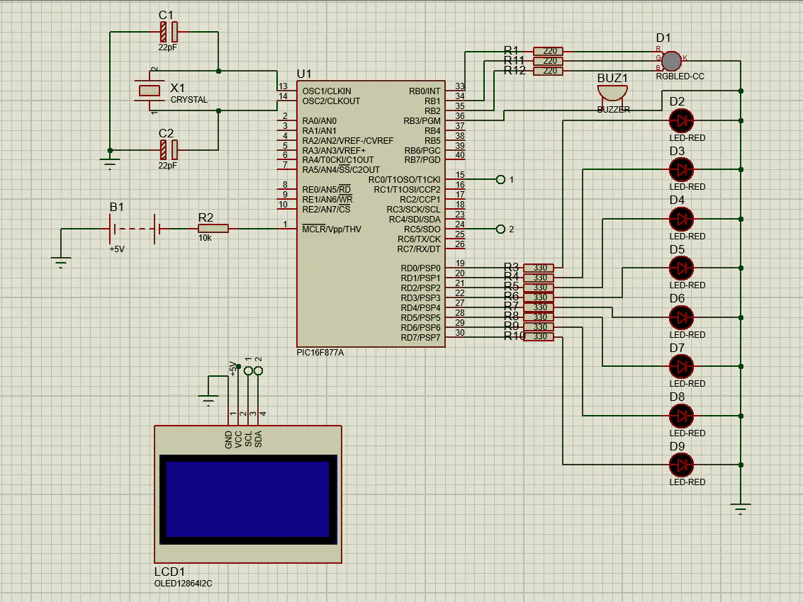 Smart LED Sequence Controller with OLED Display - Hackster.io