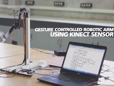 Gesture Controlled Robotic Arm Using Kinect & Arduino