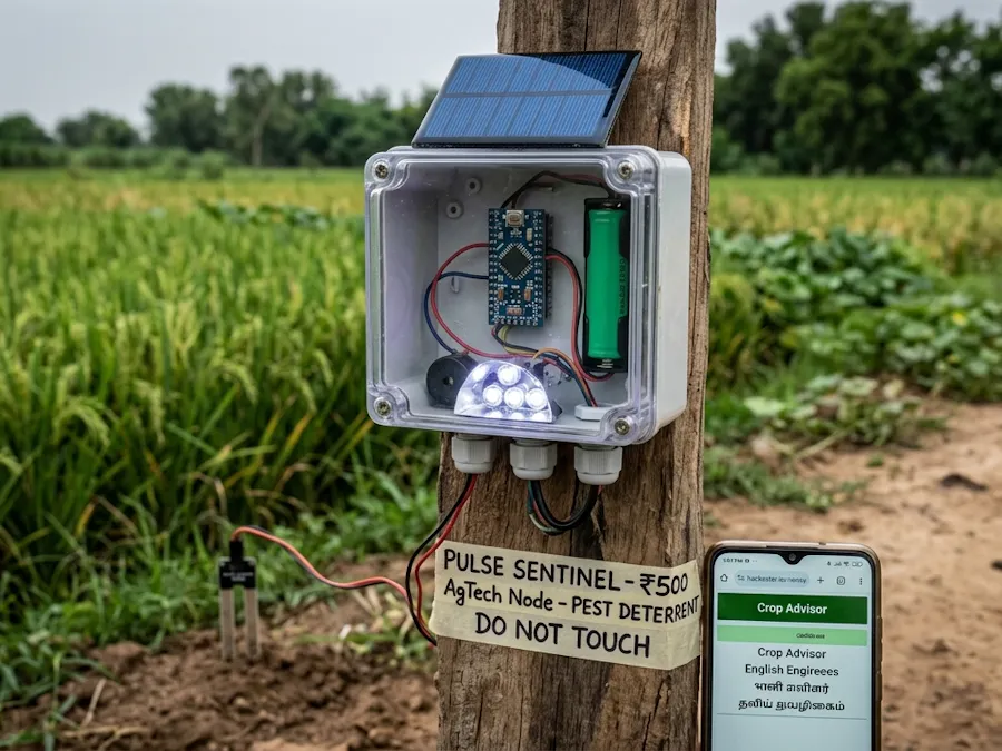 Pulse Sentinel: ultra low cost AgTech project