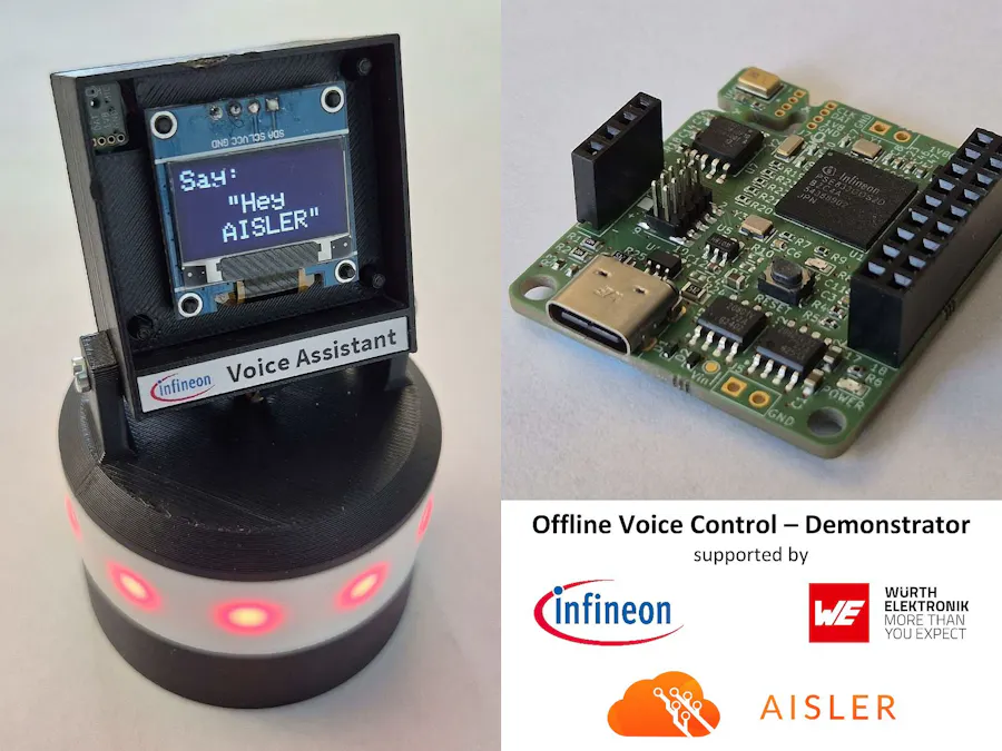 Offline Voice Control - DEEPCRAFT Voice Assistant - Demo 2