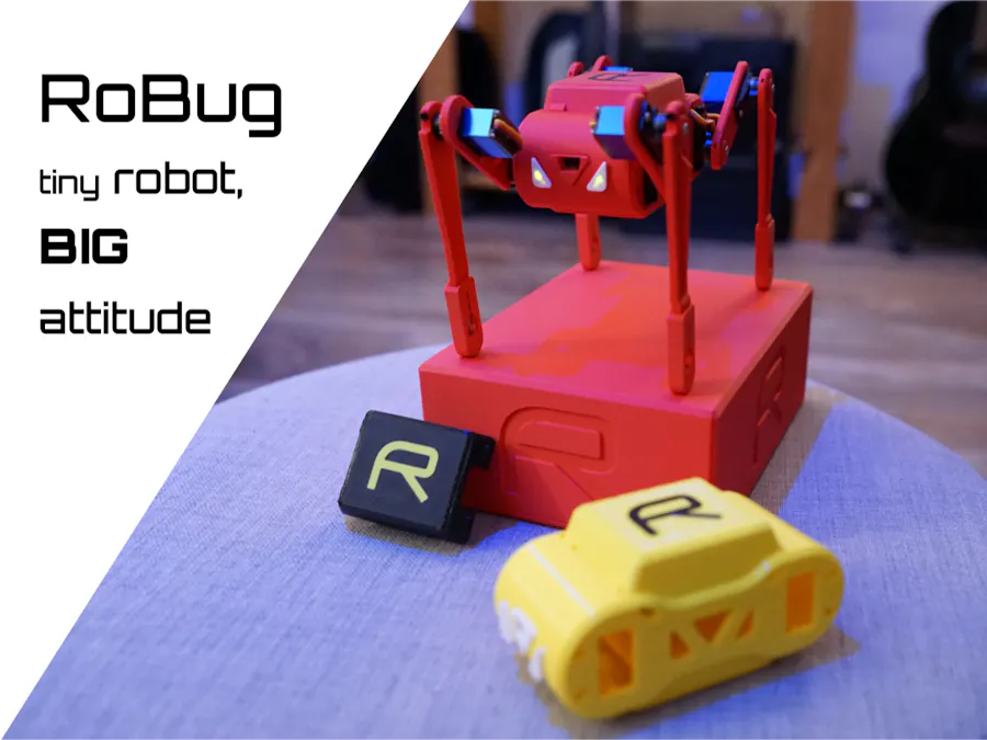 RoBug - tiny robot, big attitude