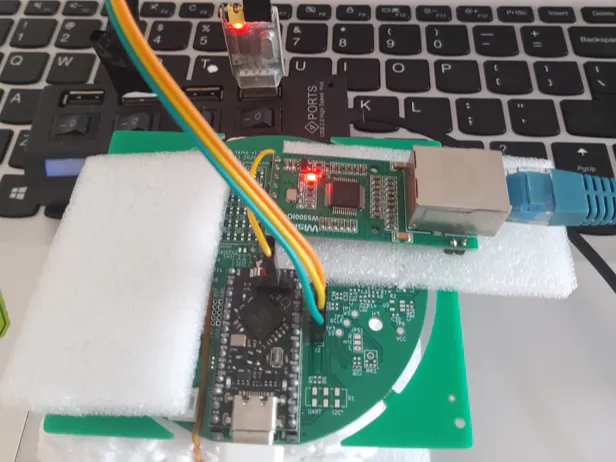 Extending nRF52840 BLE SoC with W5500 Ethernet Connectivity