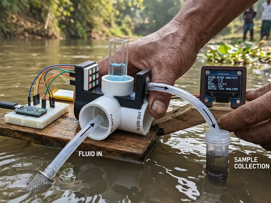 RikHydroTech-Pro: Ultra low Cost Fluid Spectrometer