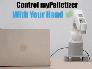 Gesture Tracking Controls myPalletizer 260 Without Controllers