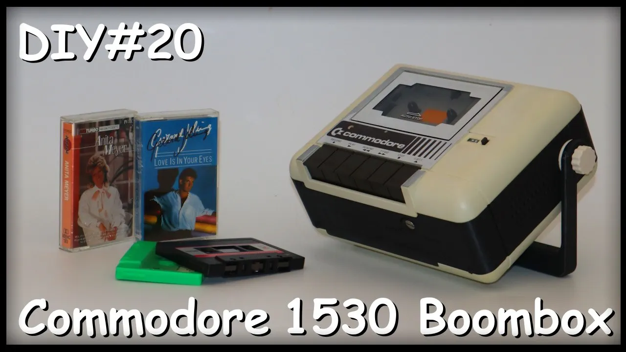 フー様 The Commodore Datasette Gets an '80s Boombox Makeover - Hackster.io