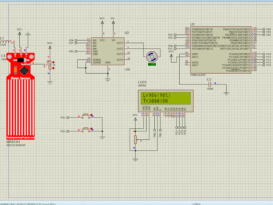 Water Tank Filling and Level Control System