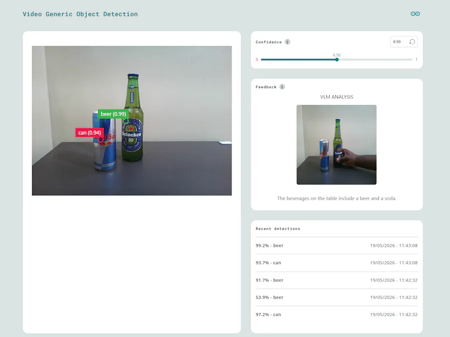 Running local VLMs on Arduino UNO Q with the App Lab