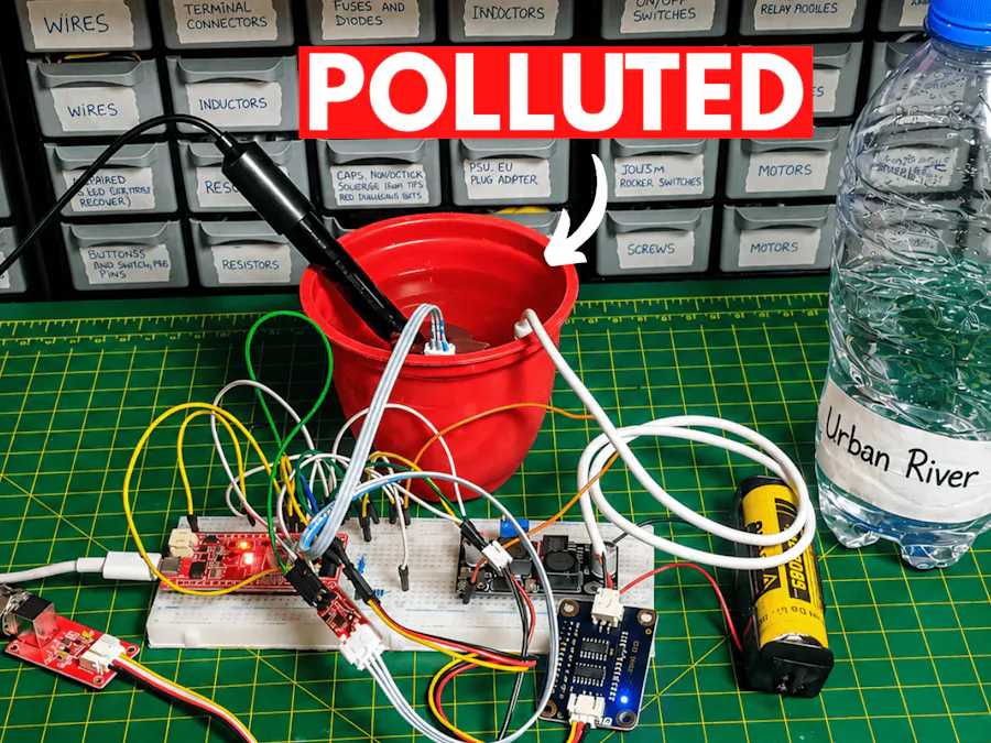 Build a Water Quality Analyzer From ESP32