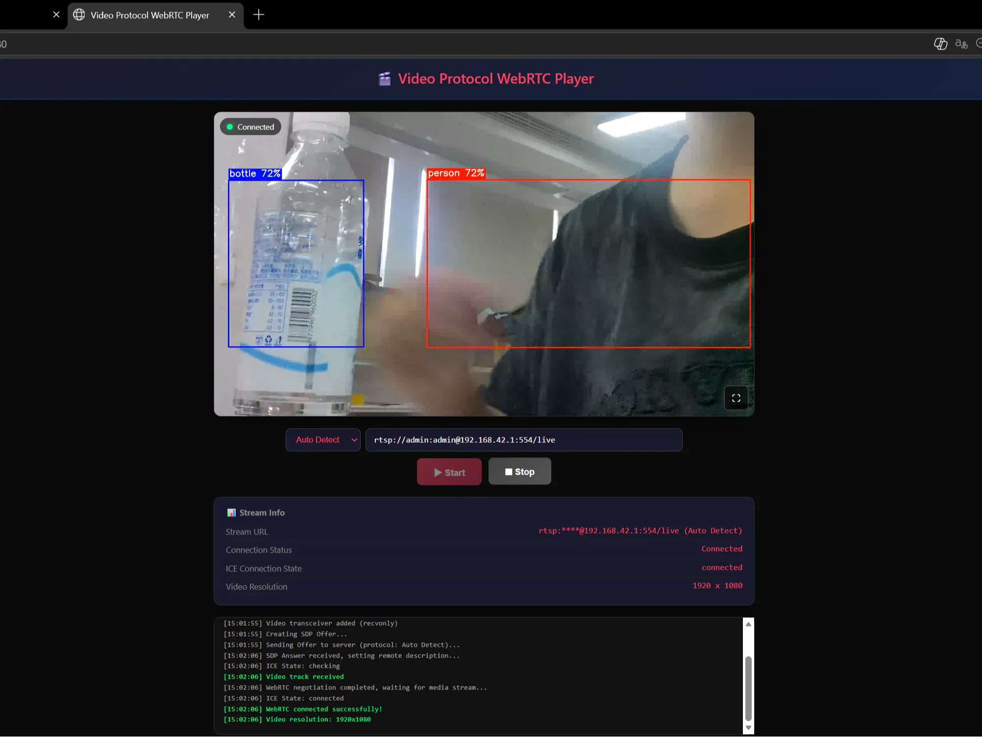 Stream Edge AI Vision to Any Browser via WebRTC
