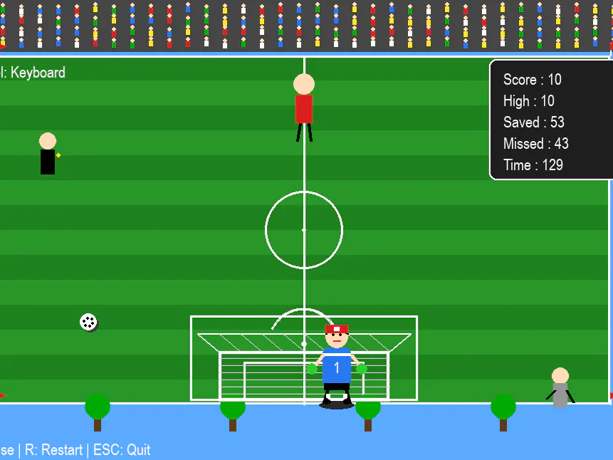 MPU6050 Motion-Controlled Goalkeeper Game on Raspberry Pi ⚽