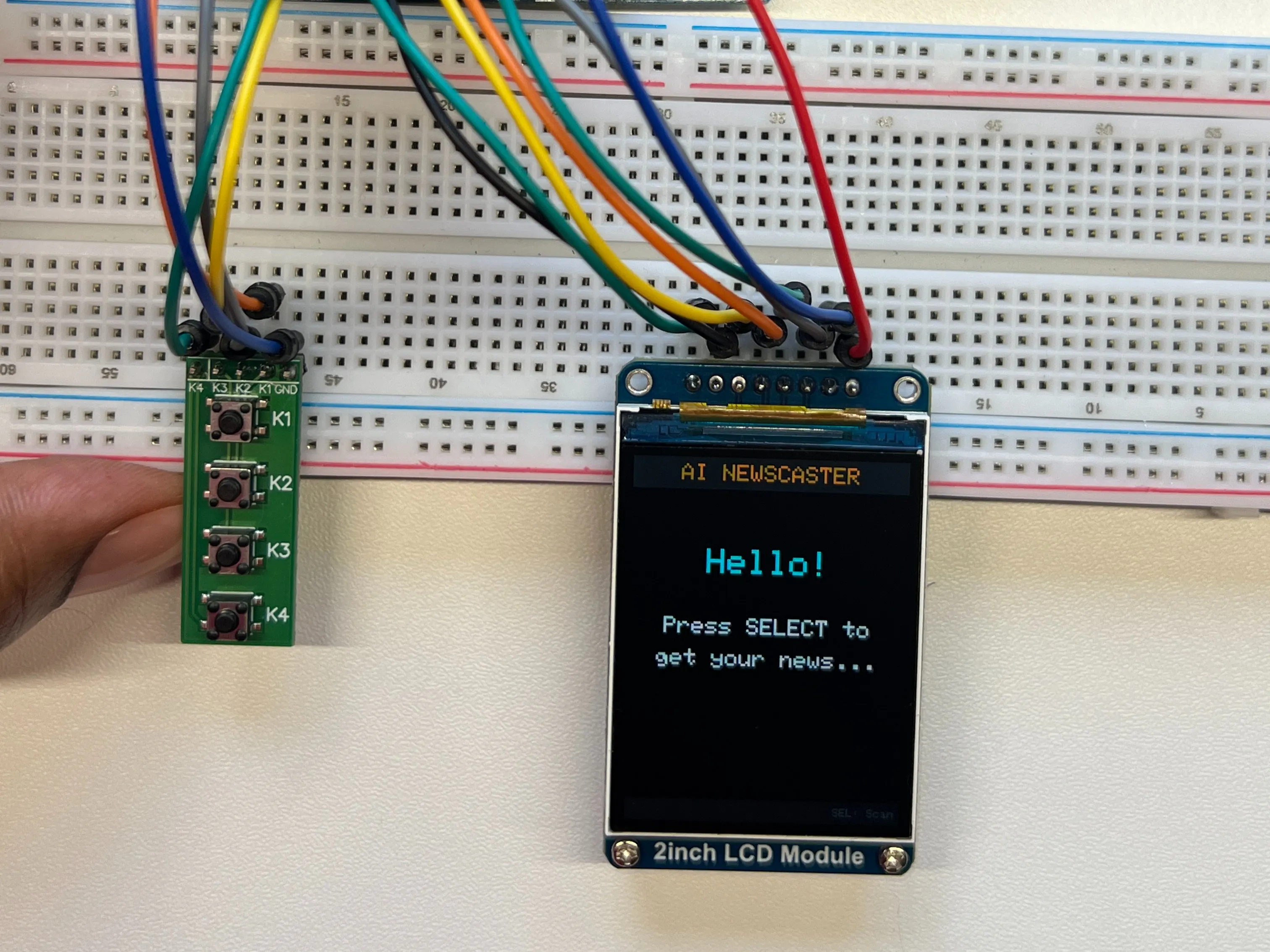 The AI Newscaster: Zero-Dependency News with Arduino Uno Q
