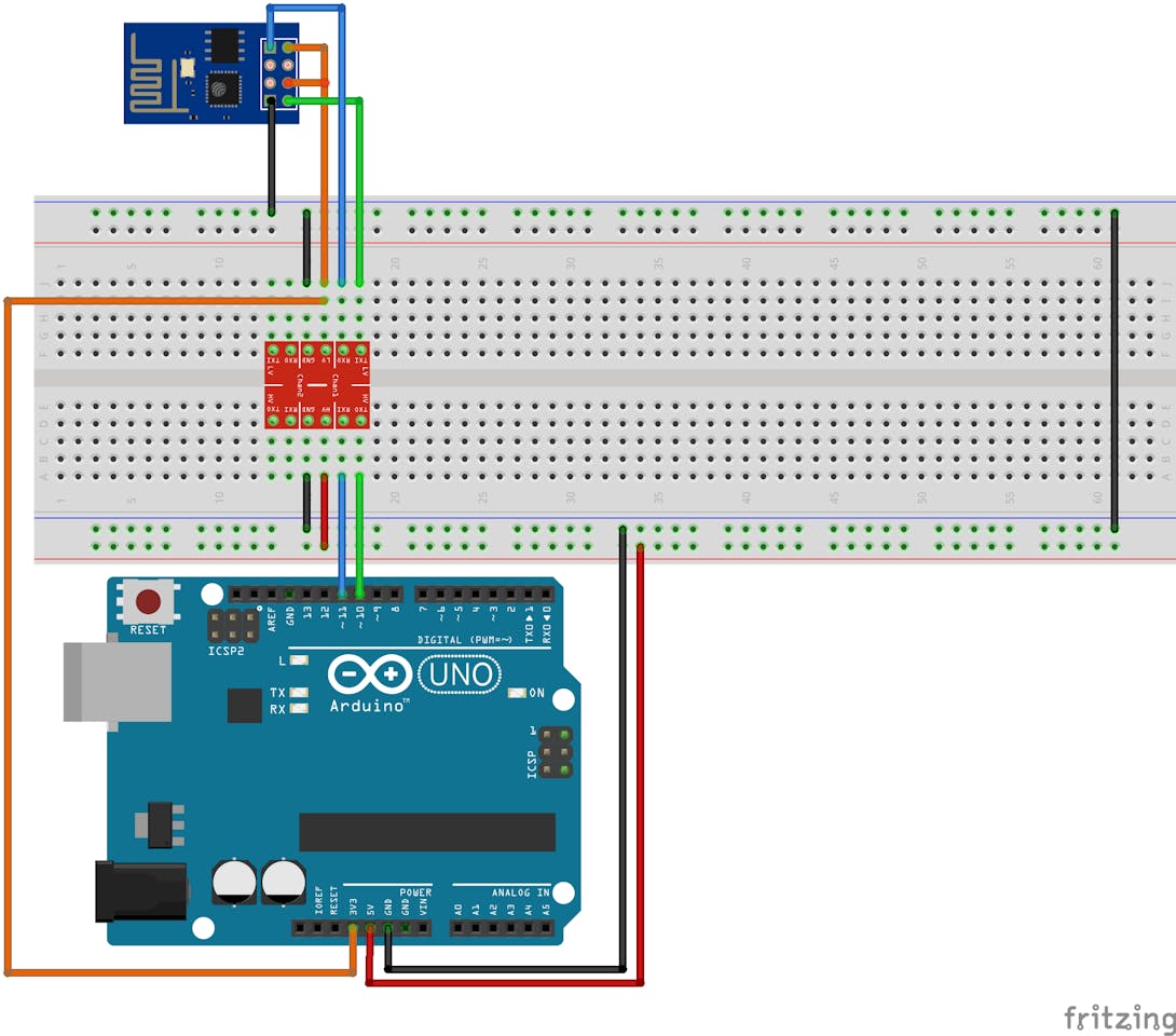 Simple Arduino Uno Esp 8266 Integration Arduino Project Hub