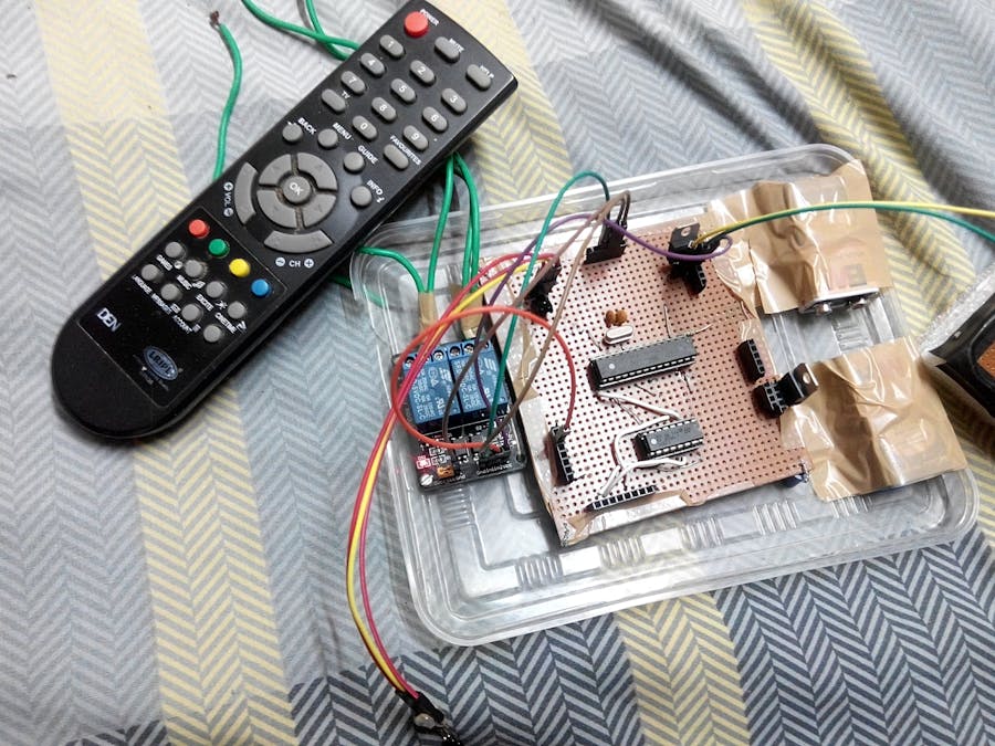 Biprodukt Reparation mulig laser TV remote controlled Light and Fan - Hackster.io