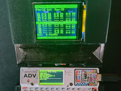 M5Tracker - Module player for M5Stack Cardputer