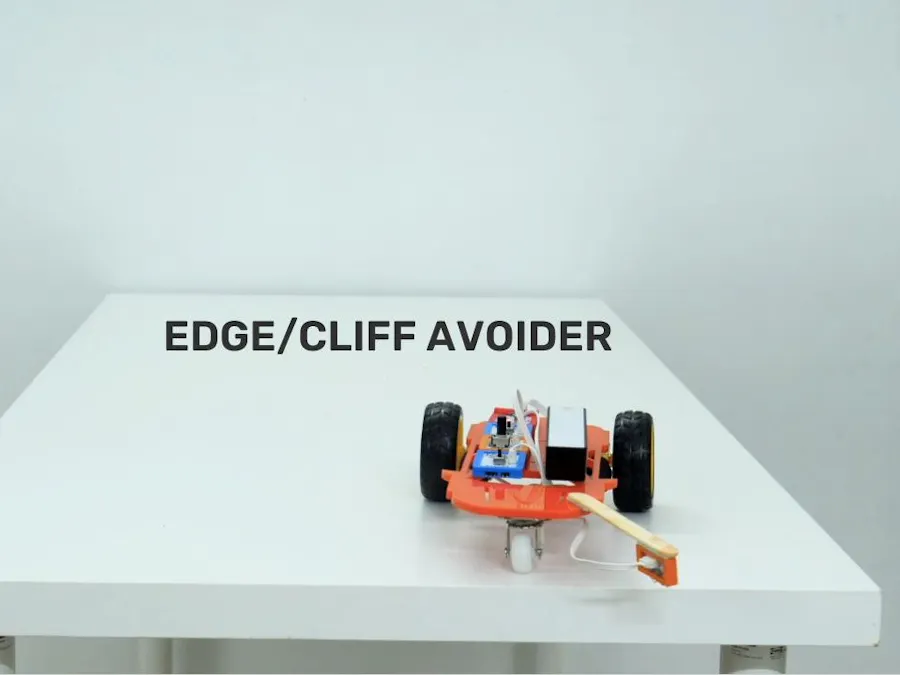 Build an Edge Avoiding Robot Using a Single IR Sensor