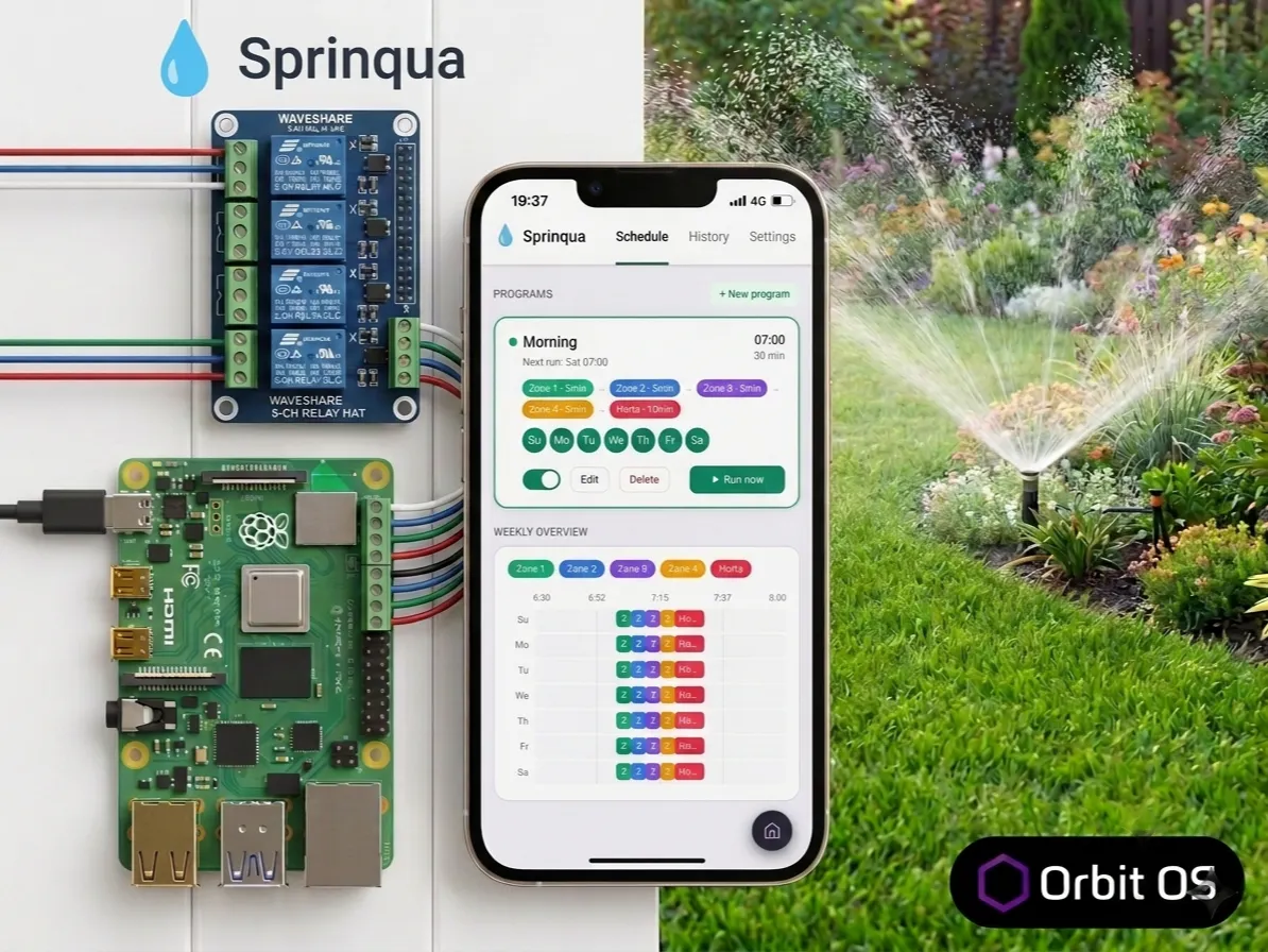 Sprinqua - Smart Irrigation Controller for Raspberry Pi - Hackster.io