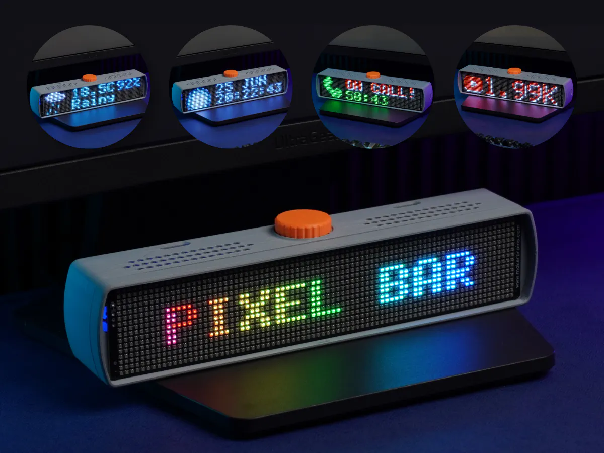 Pixel Bar - A Open-Source Customizable LED display - Hackster.io