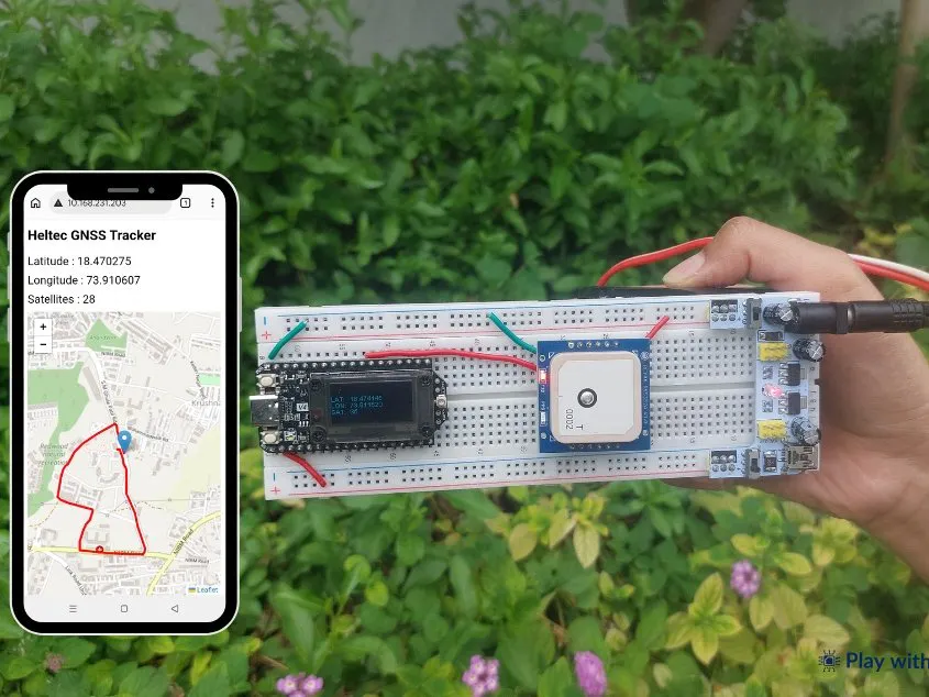 GPS Tracker using Heltec V4 and REYAX RYS352A GNSS Module - Hackster.io