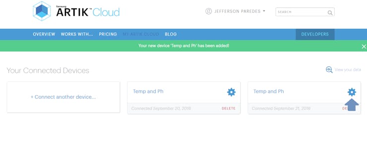 Figure 2.3.c view device setting