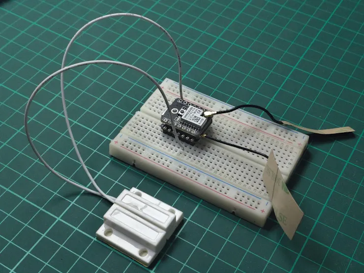 Door Sensor on Breadboard