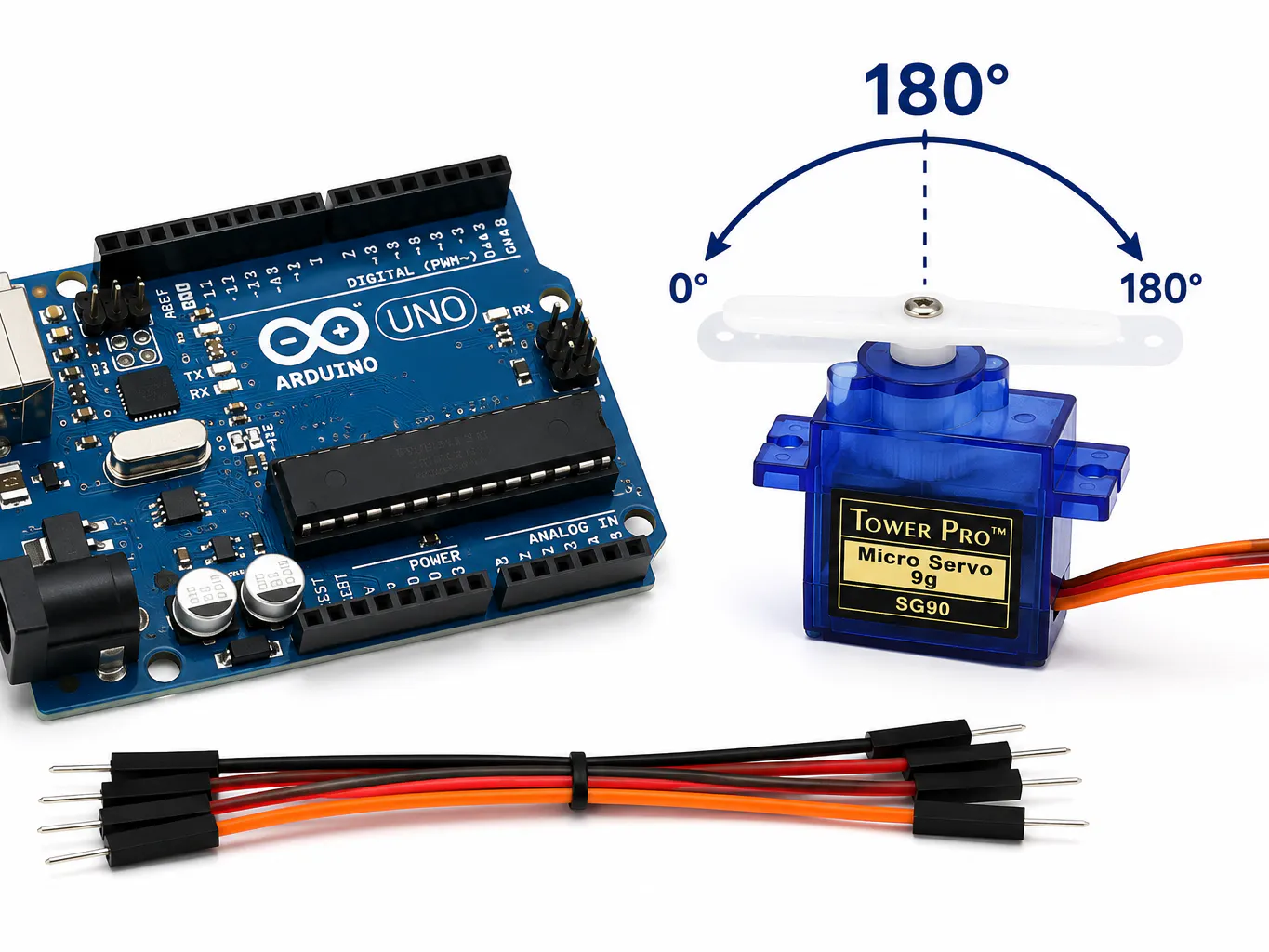 SG90 Servo Motor Interfacing with Arduino: Complete Beginner - Hackster.io