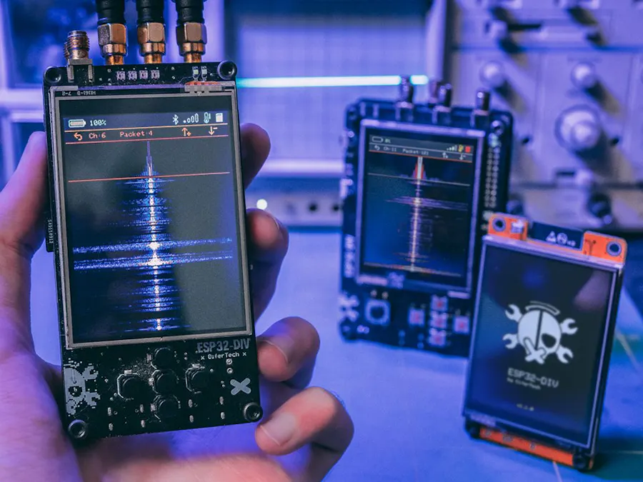 ESP32-DIV Hardware with Antenna