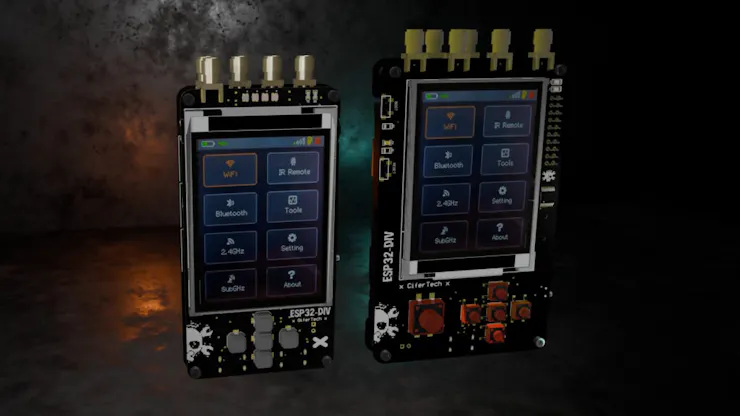 ESP32-DIV User Interface and Menus