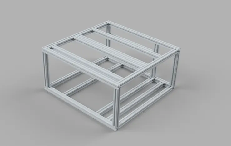 V-Slot Aluminum Profile Mounting Structure
