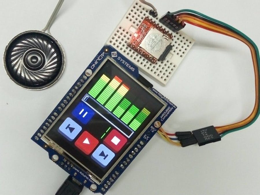 MP3 Player using 4Duino and SOMO-II