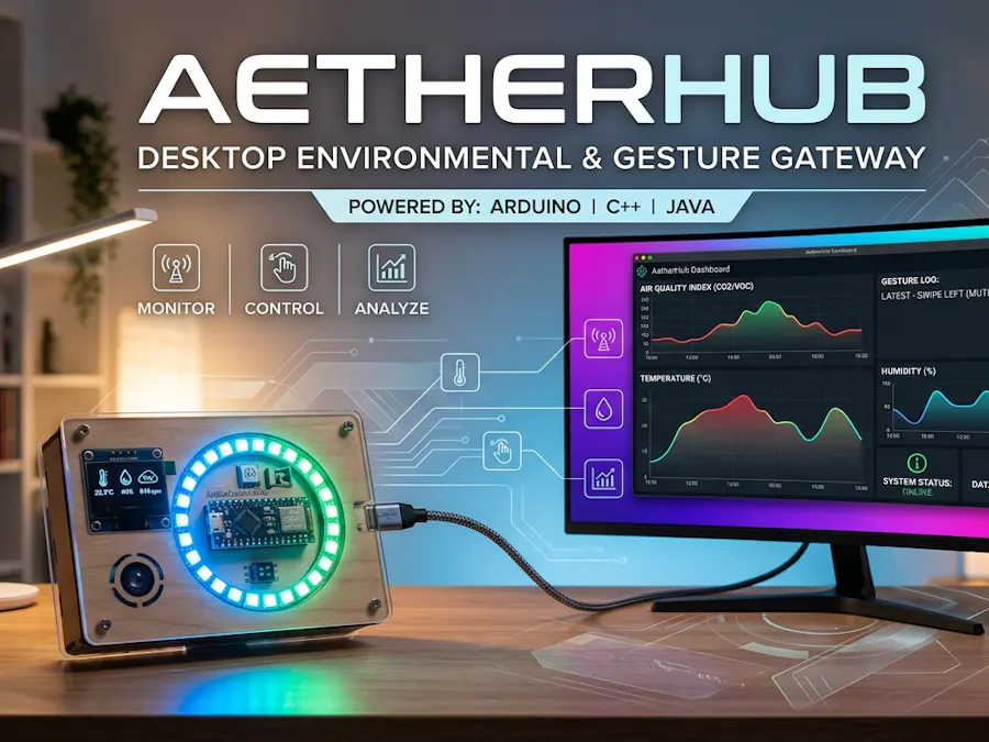 AetherHub Desktop Environmental and Gesture Gateway