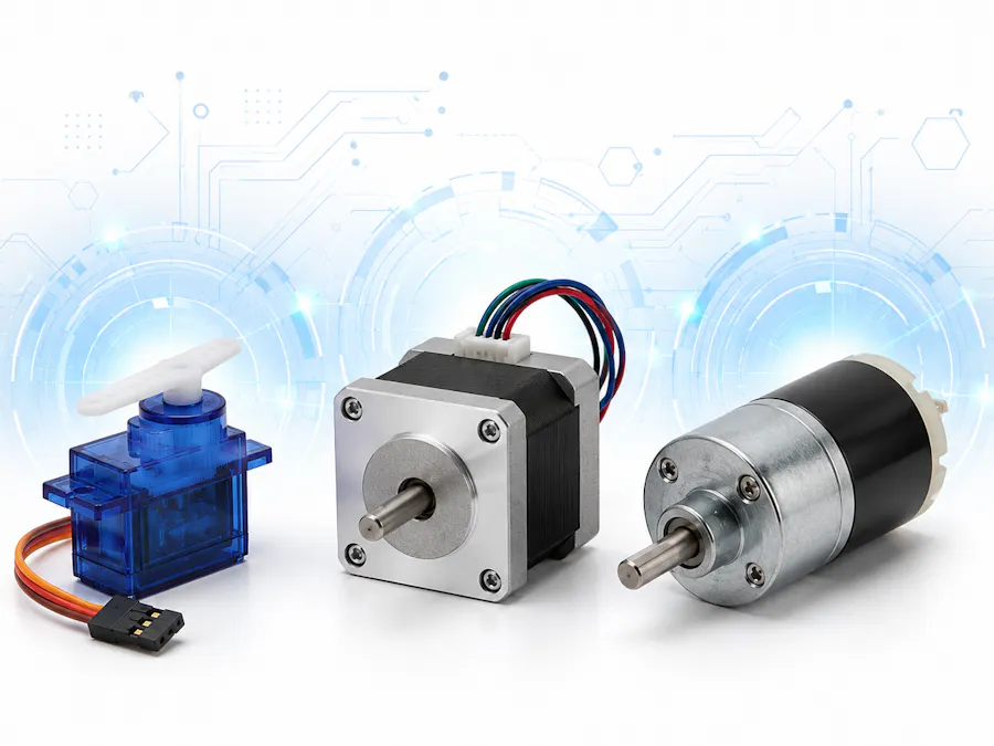 Servo vs Stepper vs DC Motor Comparison Guide