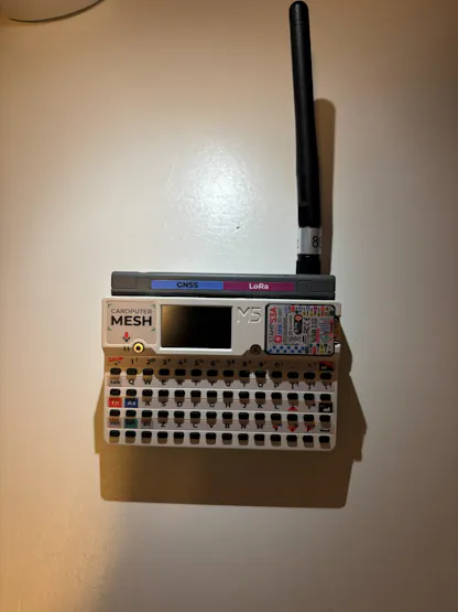 M5Stack Cardputer RescueMesh beacon with LoRa and GPS