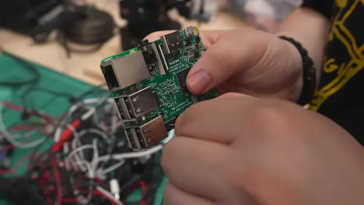 Gemma Translator Push-to-Talk Mechanical Buttons