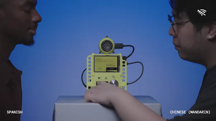 Gemma Translator 3D Printed Yellow Case