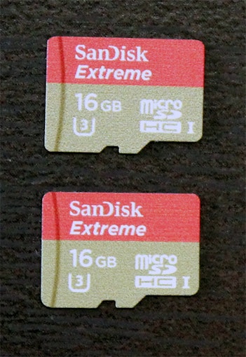 Las tarjetas SD recomendadas
