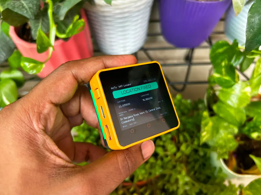 WiFi Geolocation on the M5Stack Core2