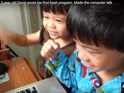 My 5-year Old Son Wrote His First Program