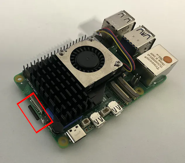 Raspberry Pi 5 ในขั้นตอนการเตรียม Hardware
