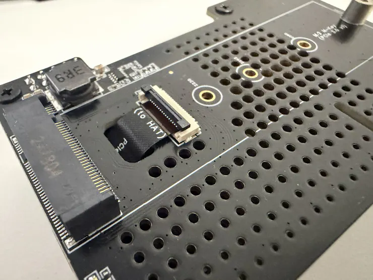 เชื่อม PCIe HAT Raspberry Pi 5