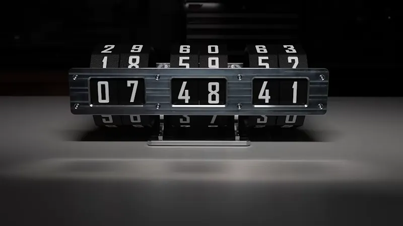 Clough42's GPS Clock Spins Its Numbers with a Pico and TMC2208