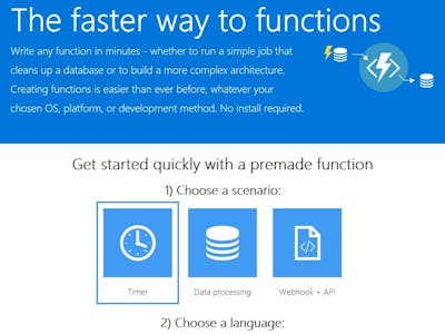 Azure Function Apps; Running Custom Code on Blob Insertion