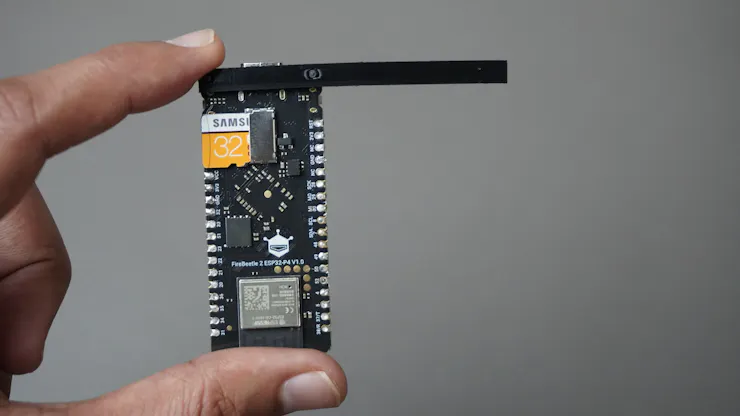 ESP32-P4 PC display hardware assembly