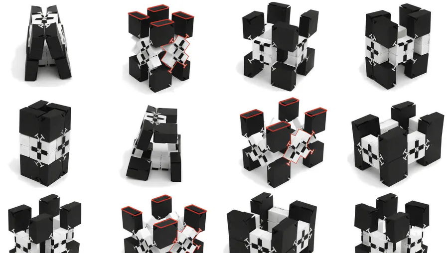 Bifur-circuits metamaterial assembly toolkit
