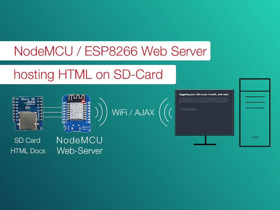 NodeMCU WebServer with SD Card Support - Hackster.io
