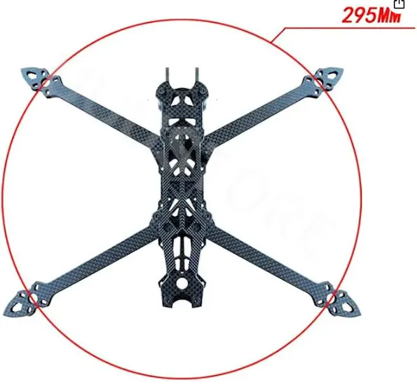 แผนภาพ wheelbase ของ Mark 4 7-inch frame