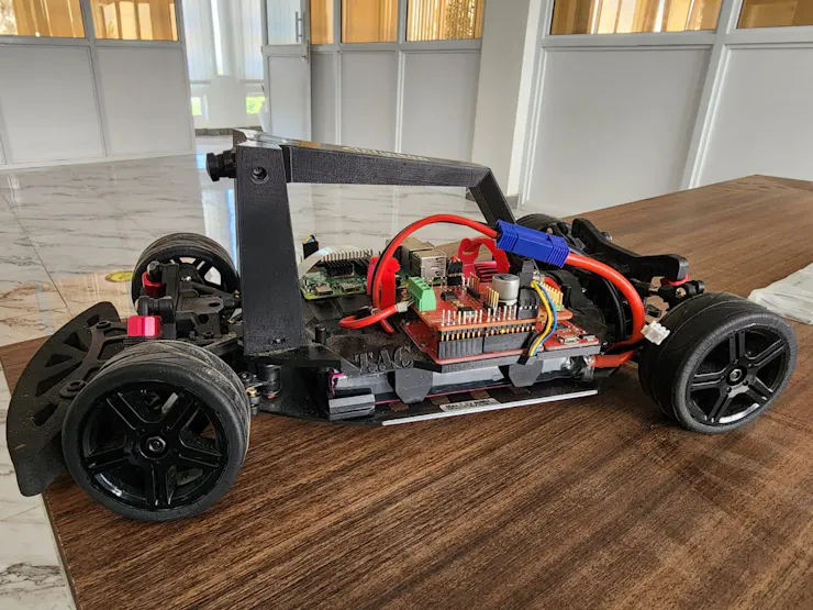 ภาพจากขั้นตอน Hardware ของ Autonomous Driving Car V4.X